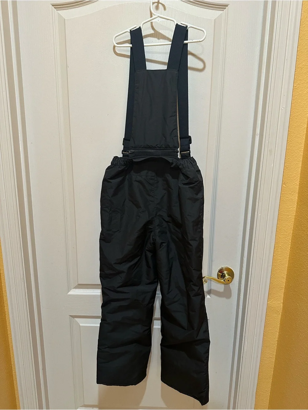 The Children's Place Black Kids Snow Pants with Suspenders